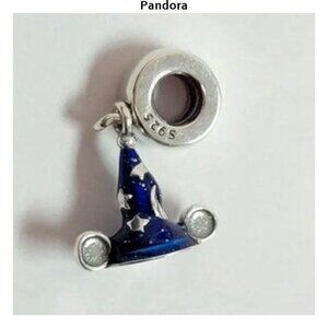 Charm Mickey Sorcerer Hat Fantasia for Pandora Bracelet S925